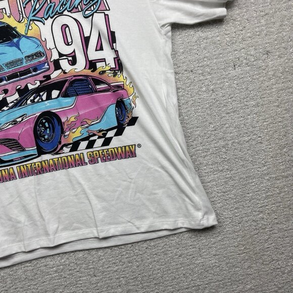 Y2K NASCAR Racing Daytona 500 T-Shirt Size M Racing Car Graphic 90s Style - Picture 2 of 10
